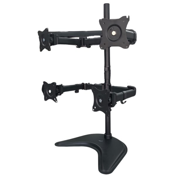 SUPORTE DE 4 MONITORES, MESA, ARTICULADO, COM PEDESTAL, ELG, T160ND4, 15"a 27", SEMINOVO