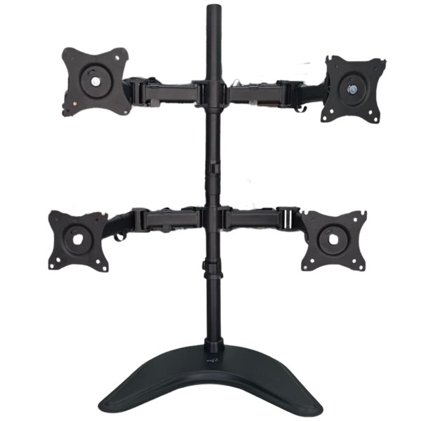 SUPORTE DE 4 MONITORES, MESA, ARTICULADO, COM PEDESTAL, ELG, T160ND4, 15"a 27", SEMINOVO