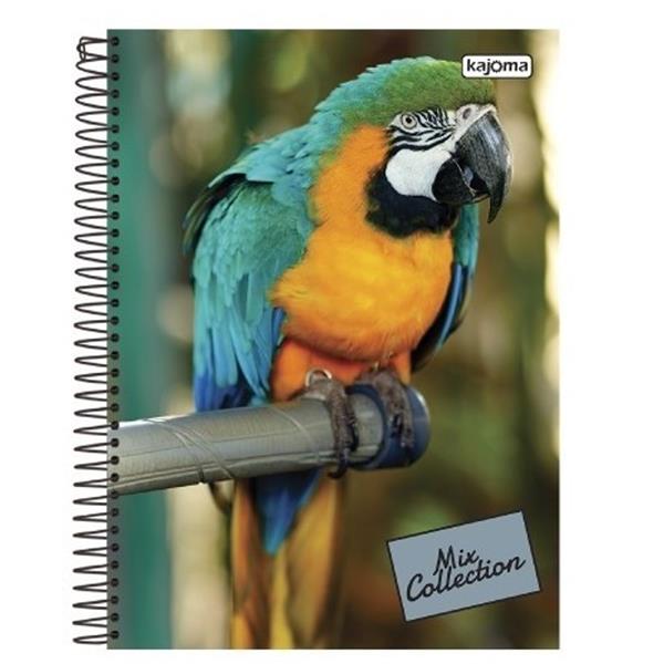 Caderno 10 Matérias Kajoma Mix Collection - Sortido