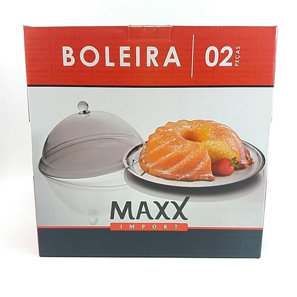 Boleira Inox Tampa Acrílico - Maxx