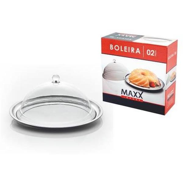 Boleira Inox Tampa Acrílico - Maxx
