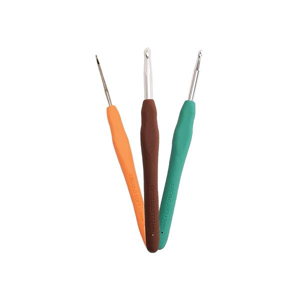 Agulha Crochê Cabo Emborrachado 5.0mm Corrente
