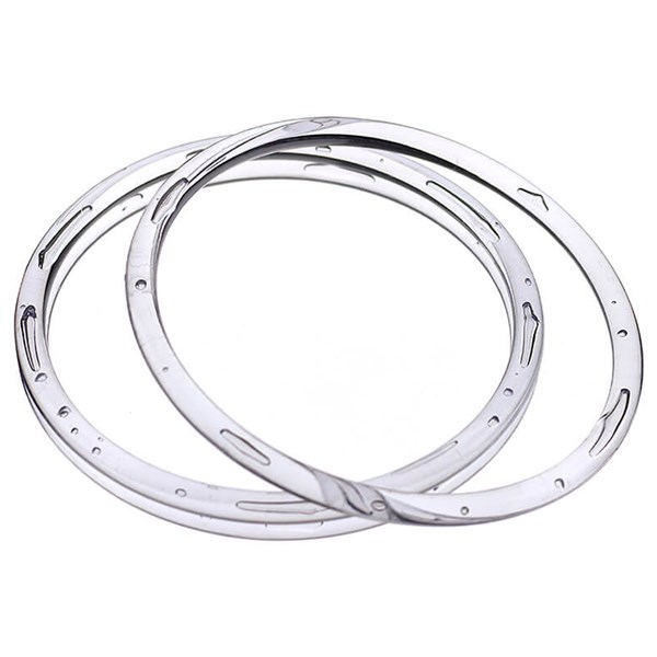 Argola Plástica Ritas Transparente