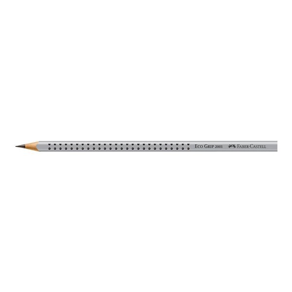 Lápis Nº 02 Faber Eco Grip 2B Cinza 7844
