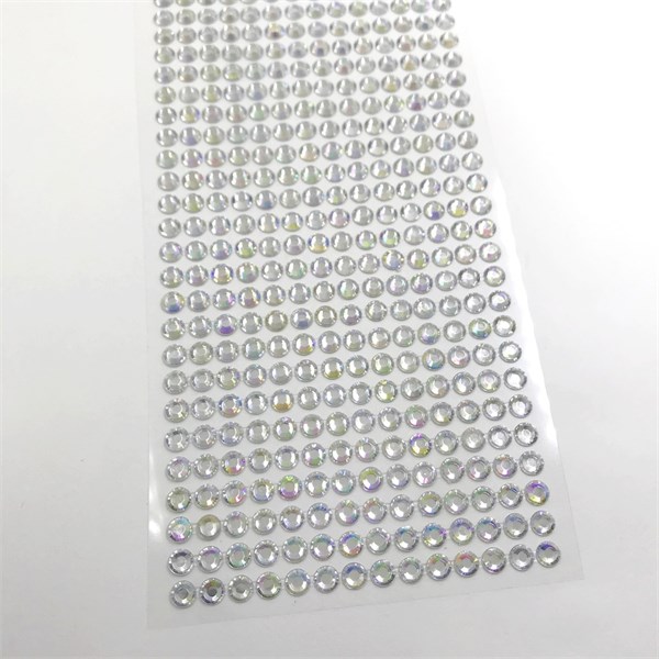 Cartela Adesivo Strass 4mm S4-1026 Cristal 6 Kit