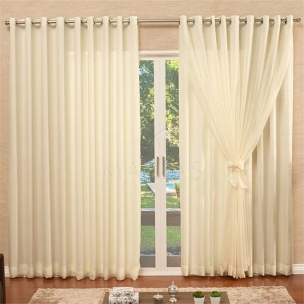 Cortina Plastnova Corta Luz Voil 2,00m x 1,40m Palha 100607