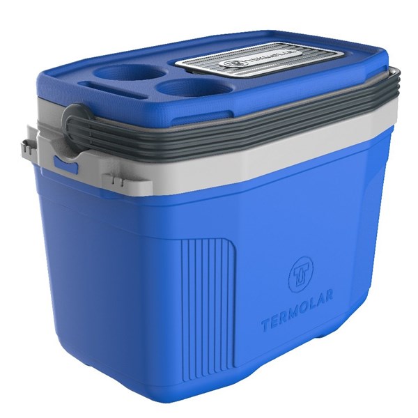 Caixa Termica 20 Litros Azul 12155