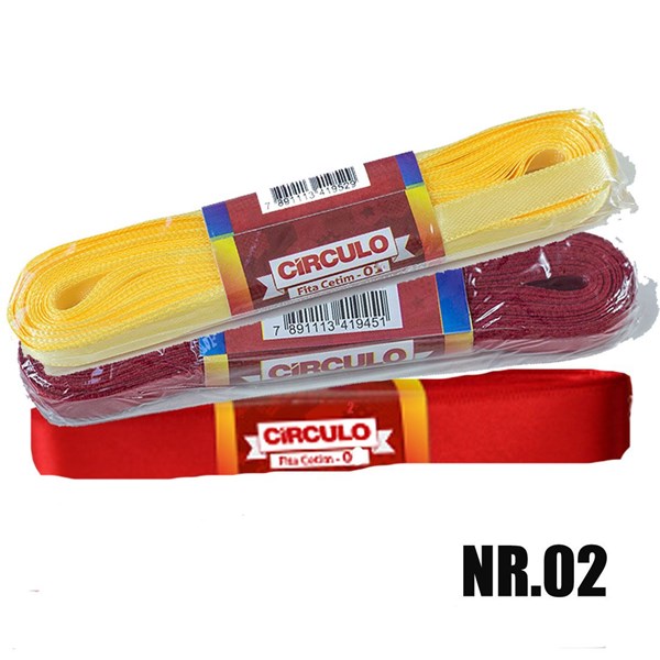 Fita Cetim Nº 02 Círculo 10mm 312584