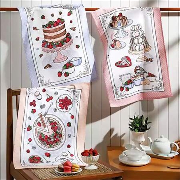 Pano Copa Dohler Prata Estampado