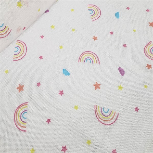 Tecido Fralda Dohler 70cm Estampado Coelho 6644