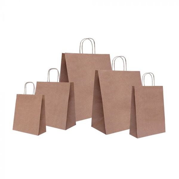 Sacola Papel Kraft 32cm x 29cm x 13cm 9644