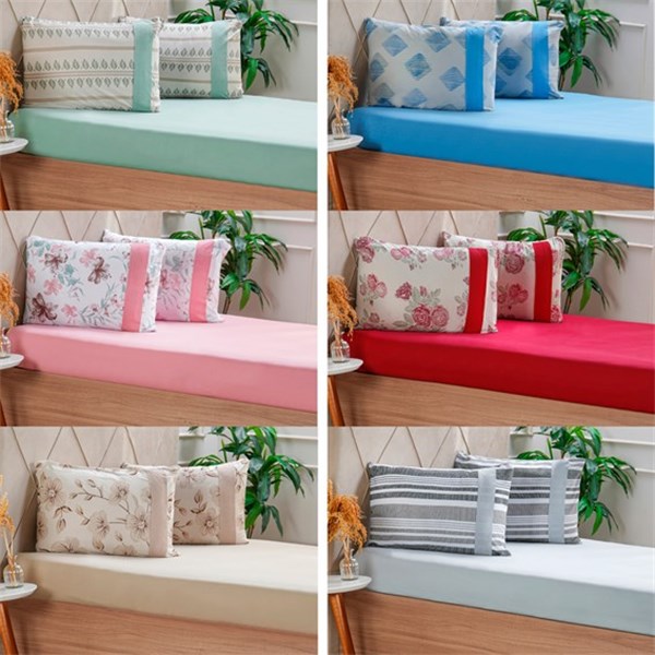 Jogo Cama Bene Casa Solteiro Bella Cama 2 Pçs
