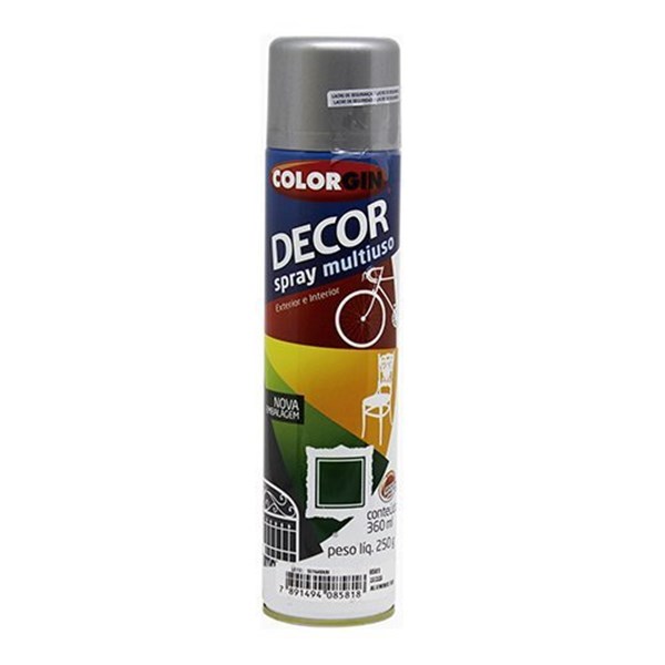 SPRAY DECOR MULTIUSO ALUMÍNIO - COLORGIN