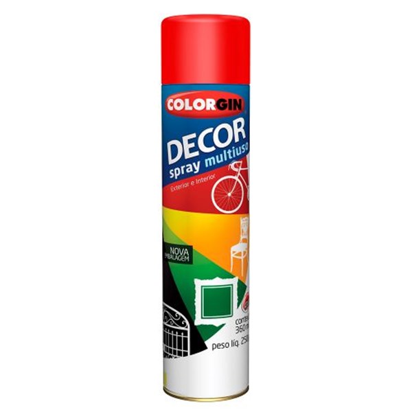 SPRAY DECOR MULTIUSO VERMELHO - COLORGIN