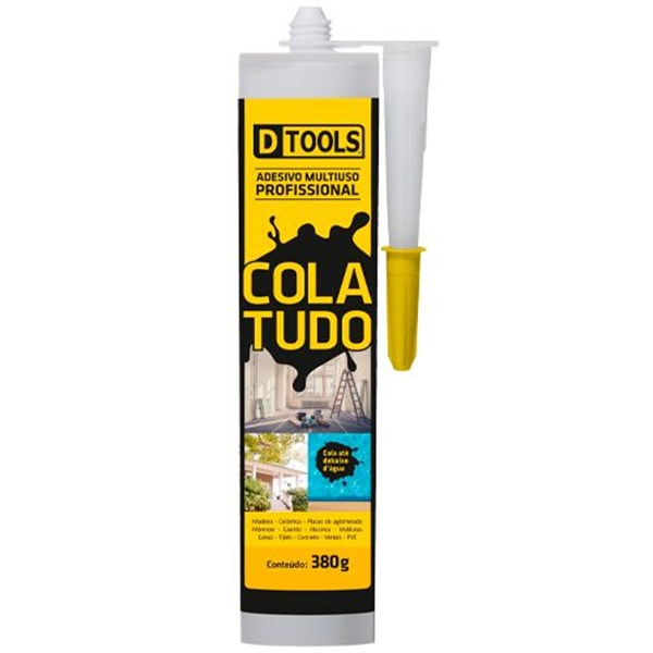 COLA TUDO CINZA 380 GRAMAS - DTOOLS