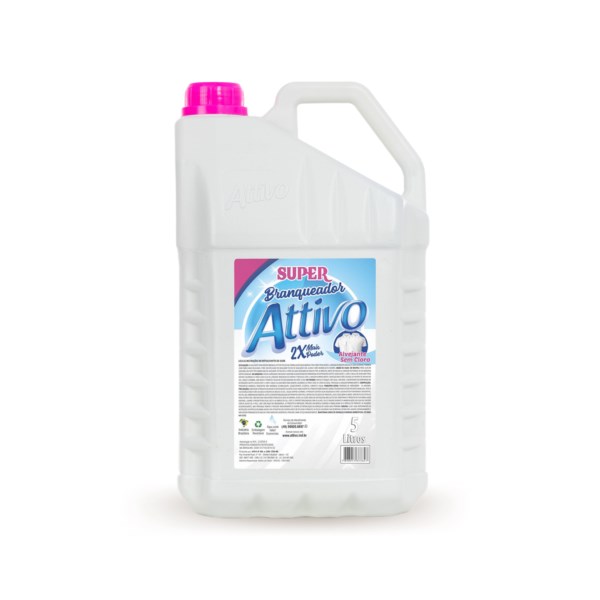 ALVEJANTE SEM CLORO SUPER BRANQUEADOR 5 LITROS - ATTIVO
