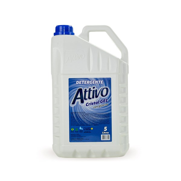 DETERGENTE CRISTAL GEL 5 LITROS - ATTIVO
