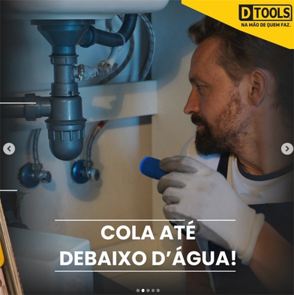 COLA TUDO CINZA 380 GRAMAS - DTOOLS