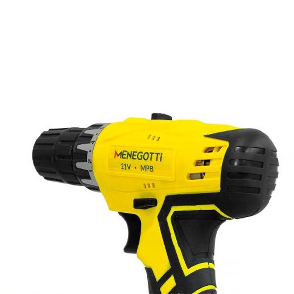 FURADEIRA PARAFUSADEIRA BATERIA LITIO 21 VOLTS - MENEGOTTI