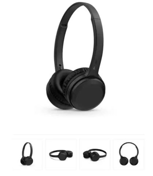 HEADPHONE PHILIPS TAH1108BK/55 BT