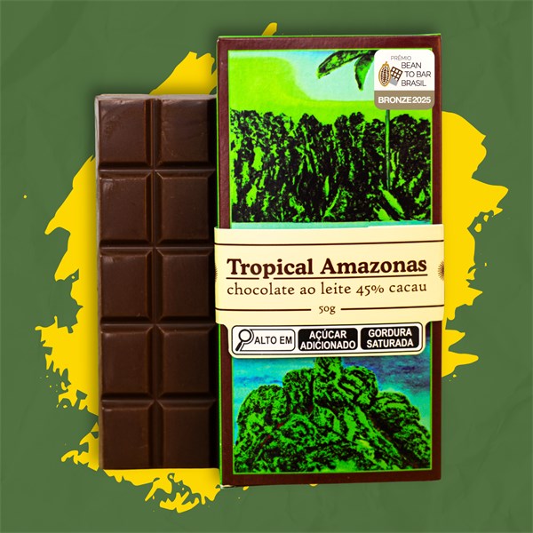 TROPICAL AMAZONAS ZERO | AO LEITE 50g