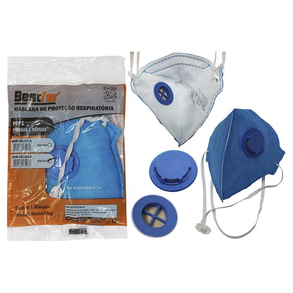 MASCARA DE PROTEÇÃO  RESPIRATORIA COM  VALVULA