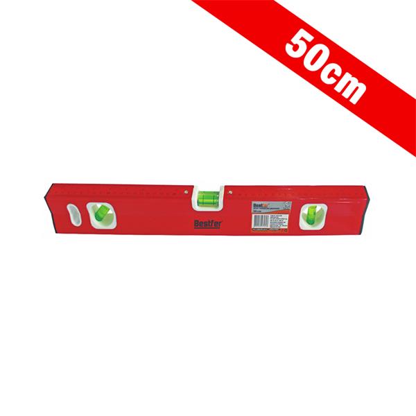 NIVEL ALUMINIO VERMELHO 50CM IMANTADO