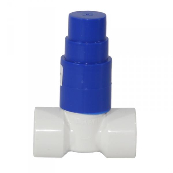 REGISTRO PRESSAO C/CANOPLA SD 25MM VOL.BRANCO - LEKAT