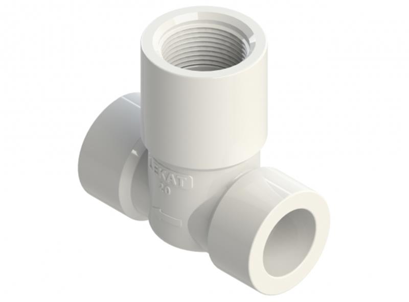 REGISTRO PRESSAO C/CANOPLA SD 25MM VOL.BRANCO - LEKAT