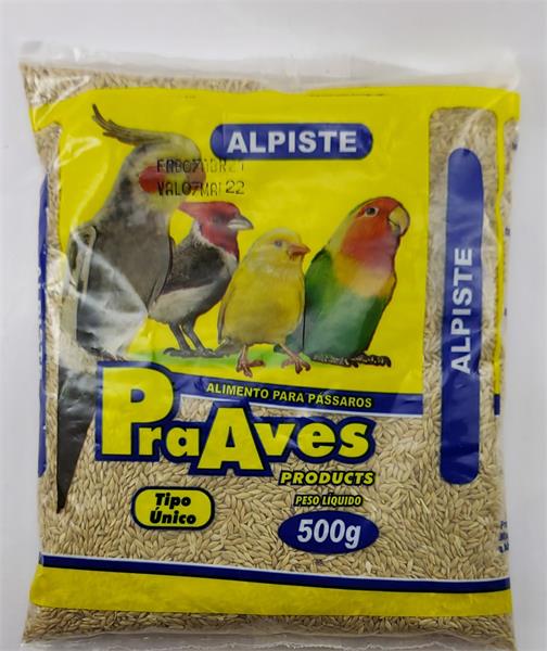 RACAO ALPISTE 500G - PRA AVES