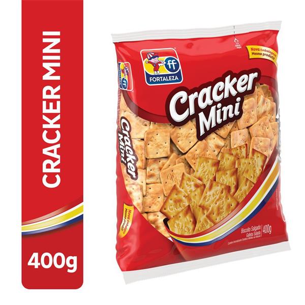 BISCOITO MINI CRACKER 400G - FORTALEZA