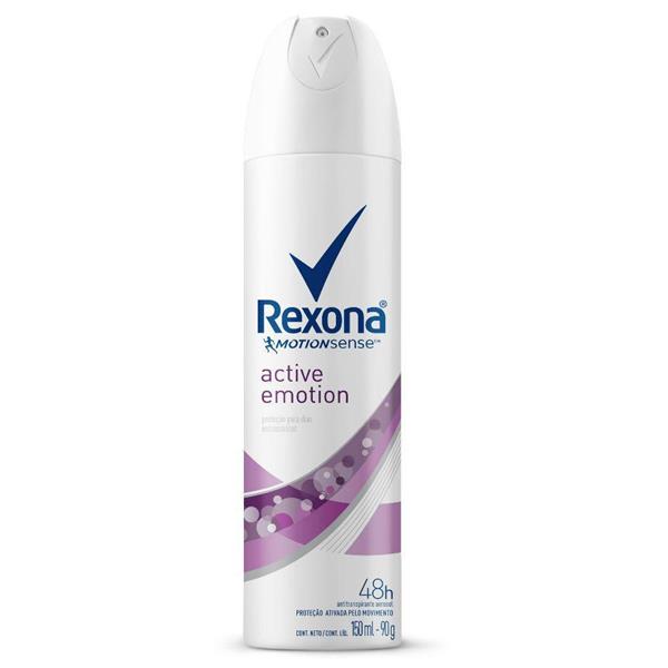 DESOD. AEROSOL REXONA FEM 150ML ACTIVE