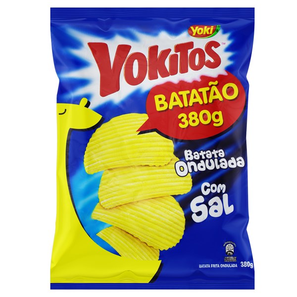 BATATA ONDULADA NATURAL 45G YOKITOS