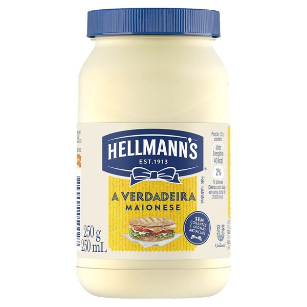 MAIONESE HELLMANN´S TRADICIONAL POTE 250G