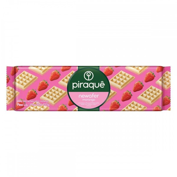 PIRAQUE WAFER MORANGO 160G