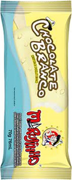 PICOLE MARUJINHO CHOC. BCO C/ CHOC. BRANCO 70G