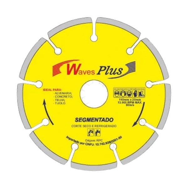 DISCO DIAMANTADO SEGMENTADO - WAVES PLUS