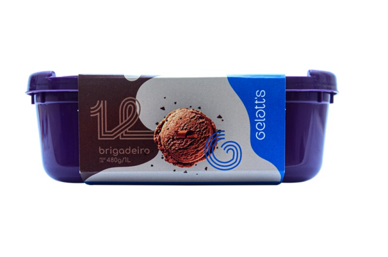 SORVETE POTE 1L BRIGADEIRO GELATTS