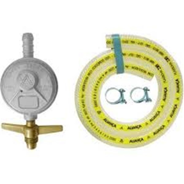 REGULADOR P/ GAS 505/01 C/ MANGUEIRA 0,80M ALIANCA
