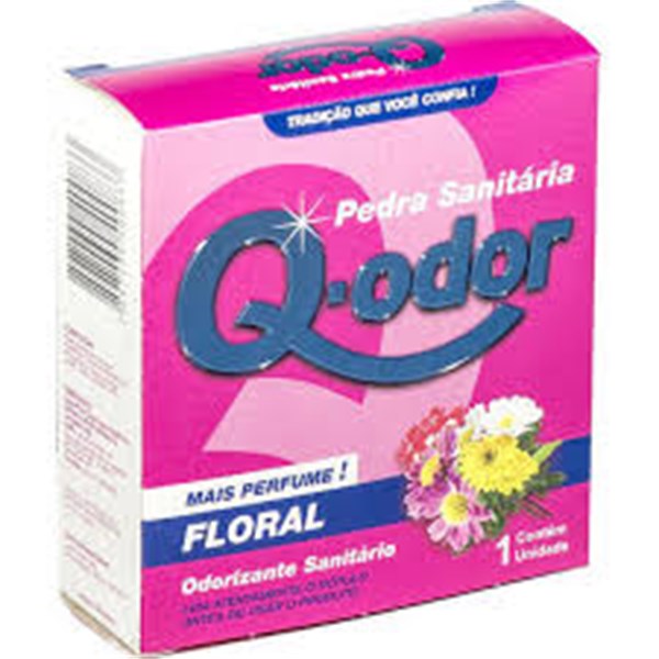 DESINF Q-ODOR PEDRA SANITARIA FLORAL 1X1UND