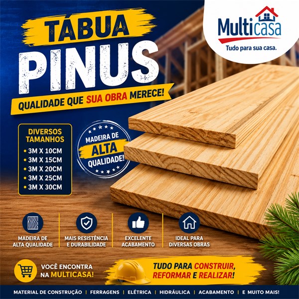 PC TABUA 3MX15CM PINUS