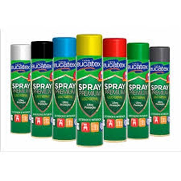 Tinta Spray Amarelo Multiuso 400ml Eucatex