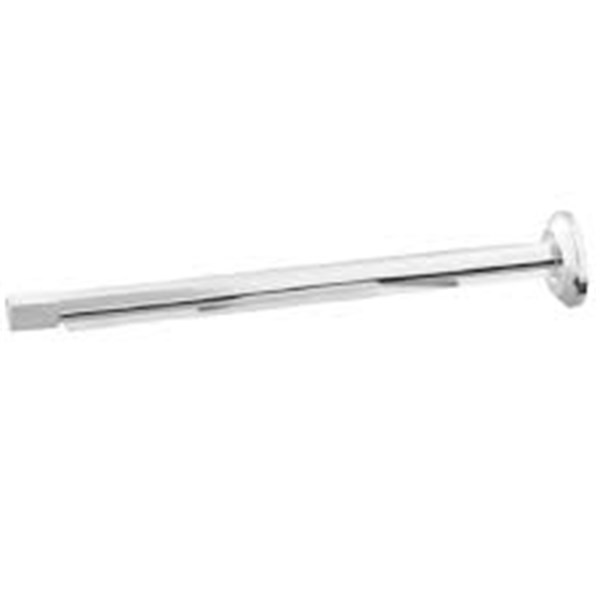 Braço para chuveiro de aluminio 30cm c/ luva 1/2 Astra