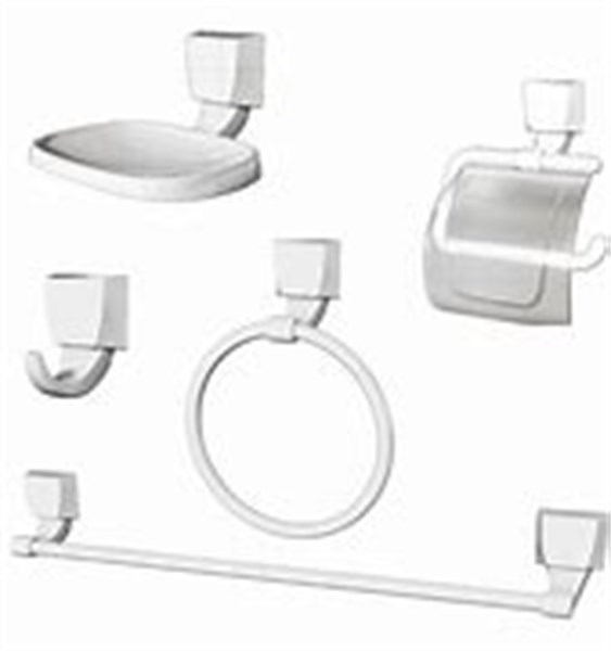 Kit Acessorios Banheiro 5 Peças Lorenzetti (Branco)