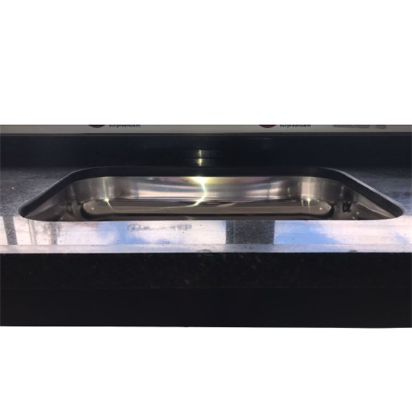 Pia Granito Preto 150x55cm com Cuba Inox