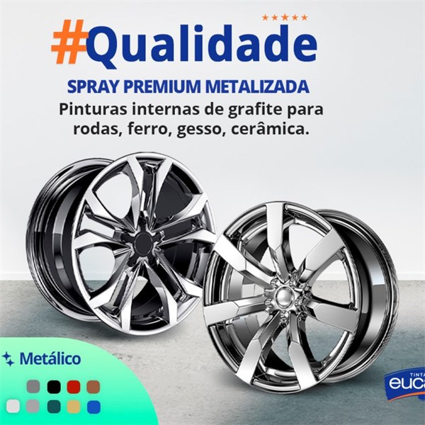 Tinta Spray Verniz Multiuso 400ml Eucatex