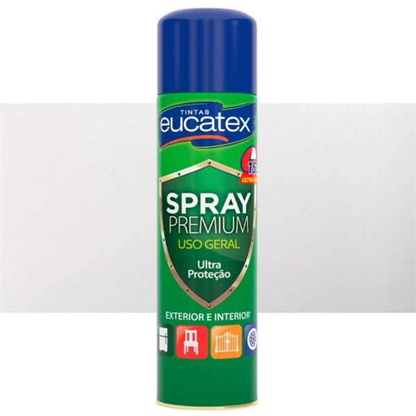 Tinta Spray Aluminio Multiuso 400ml Eucatex