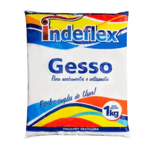 Gesso Cola 1kg Indeflex
