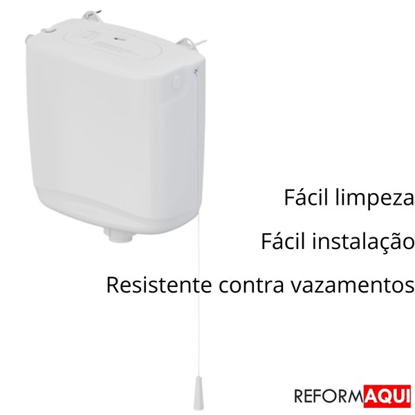 Caixa de Descarga Tigre Branca