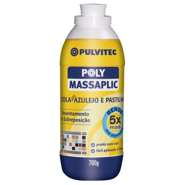 Cola para Azulejo e Pastilha Poly Massaplic 700g